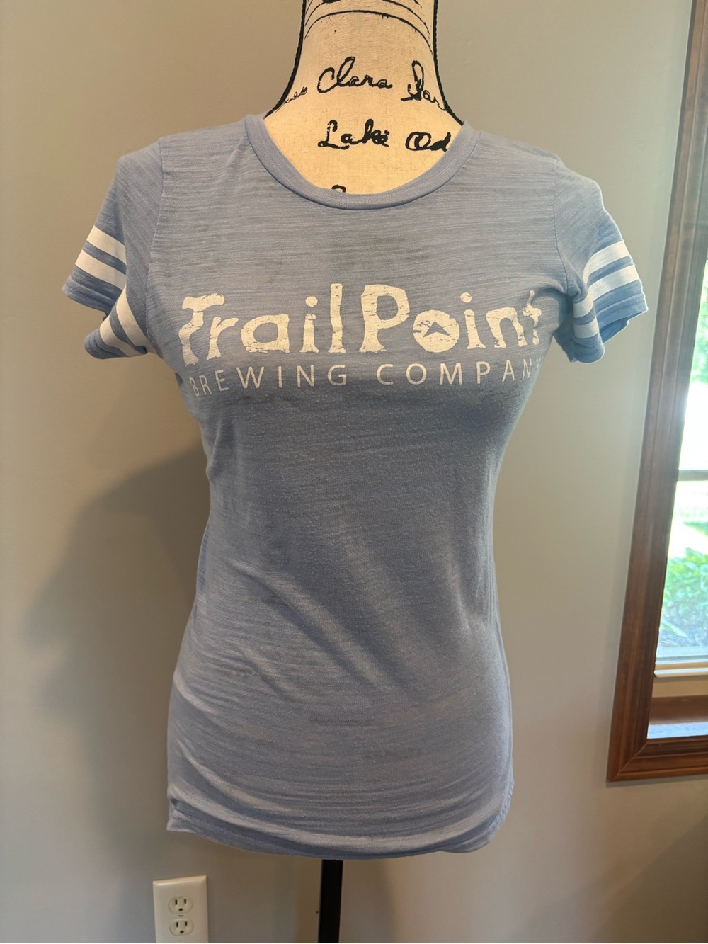TrailPoint Brewing Company Light Blue Logo Tee